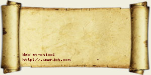 Valentina Bjelić vizit kartica